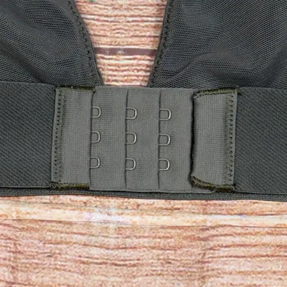 SKIMS Large Cotton Rib Plunge Bralette - Picture 6 of 8